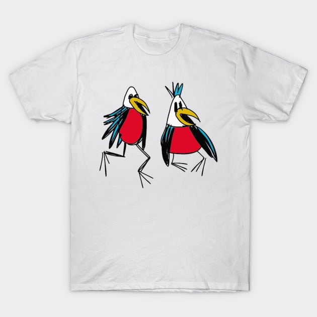 Birds chatting T-Shirt by bestree